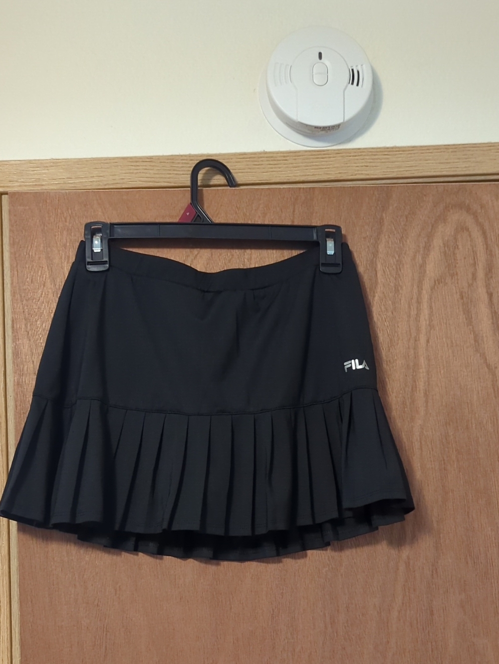 Fila Black Pleated Athletic Mini Skirt